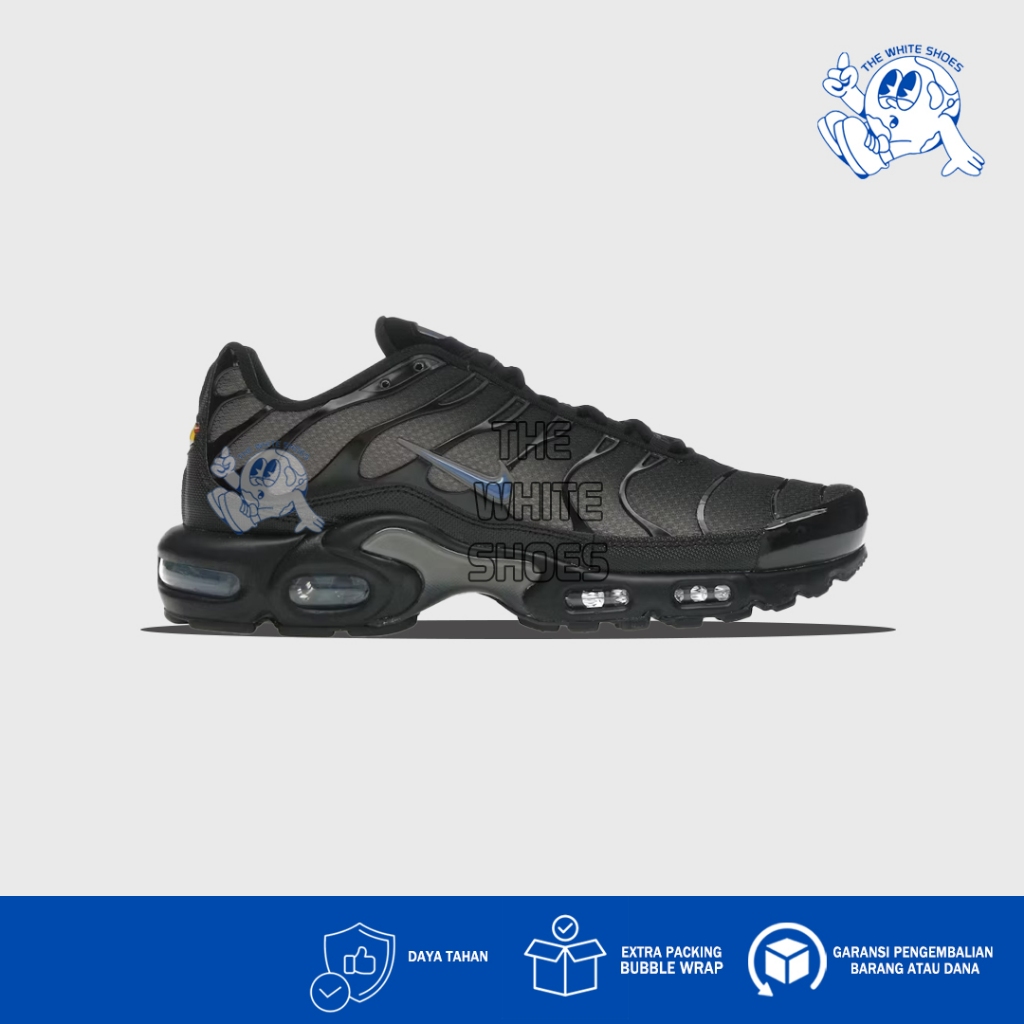Sepatu NK  Air Max Plu TN Black Diffued Blue