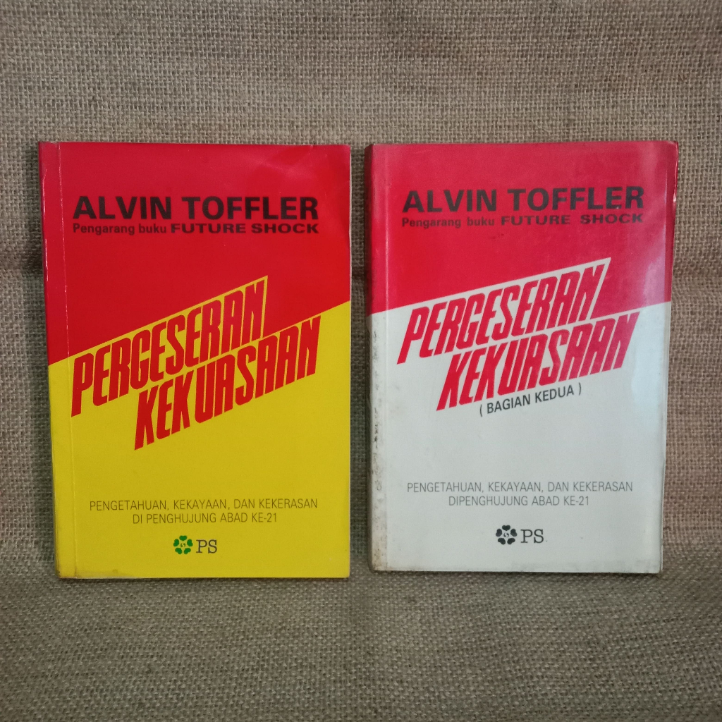 [ORI Preloved] PAKET Pergeseran Kekuasaan - Alvin Toffler (Pengarang buku FUTURE SHOCK)