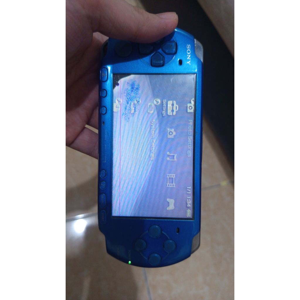 PSP 3000 MINUS LCD SUDUT