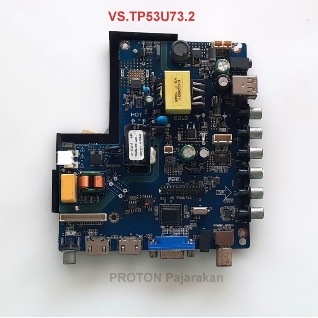 Mainboard LED TV + Monitor universal China 10" - 42"  Matherboard LCD VS.TP53U73.2 Mobo MITO 37" 396