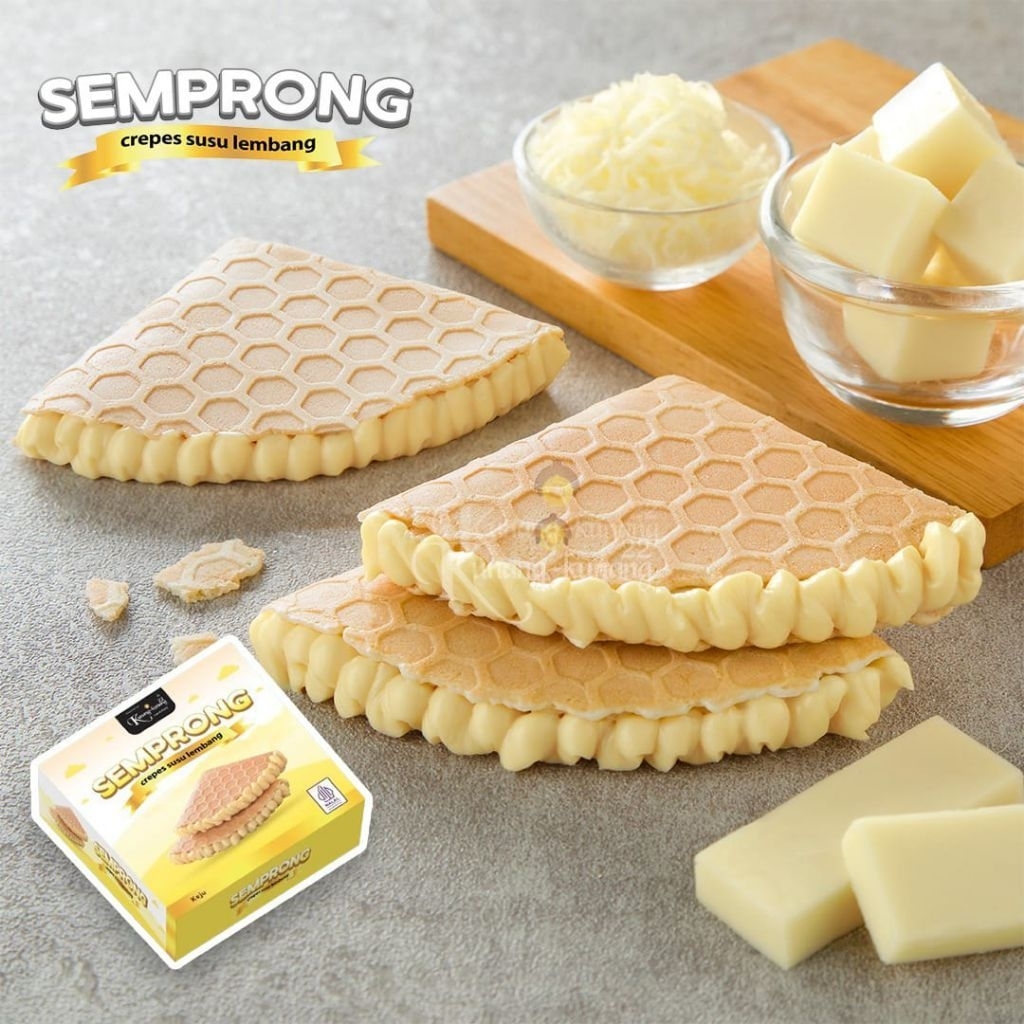 Semprong / Crepes Kunang-kunang isi 4