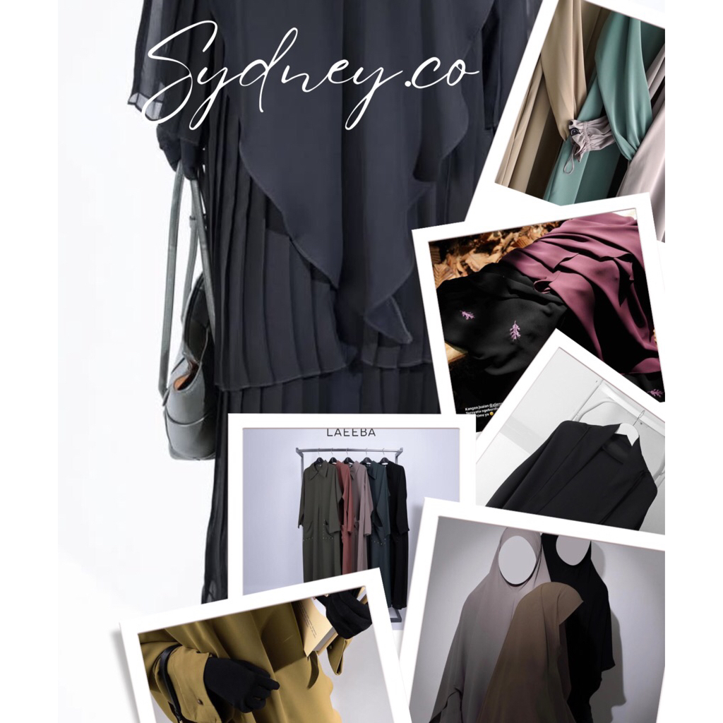 aljenna.id - NWT Basitaa abaya • Saweeyya dress • Fuse khimar reg short