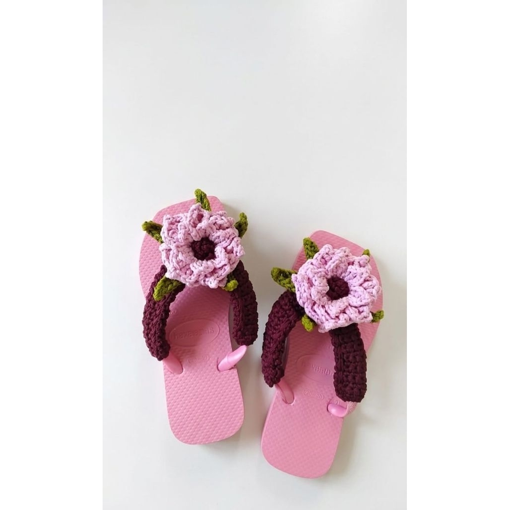 sandal rajut,sandal jepit,sandal rumah,rajut,sandal boho,sandal etinik