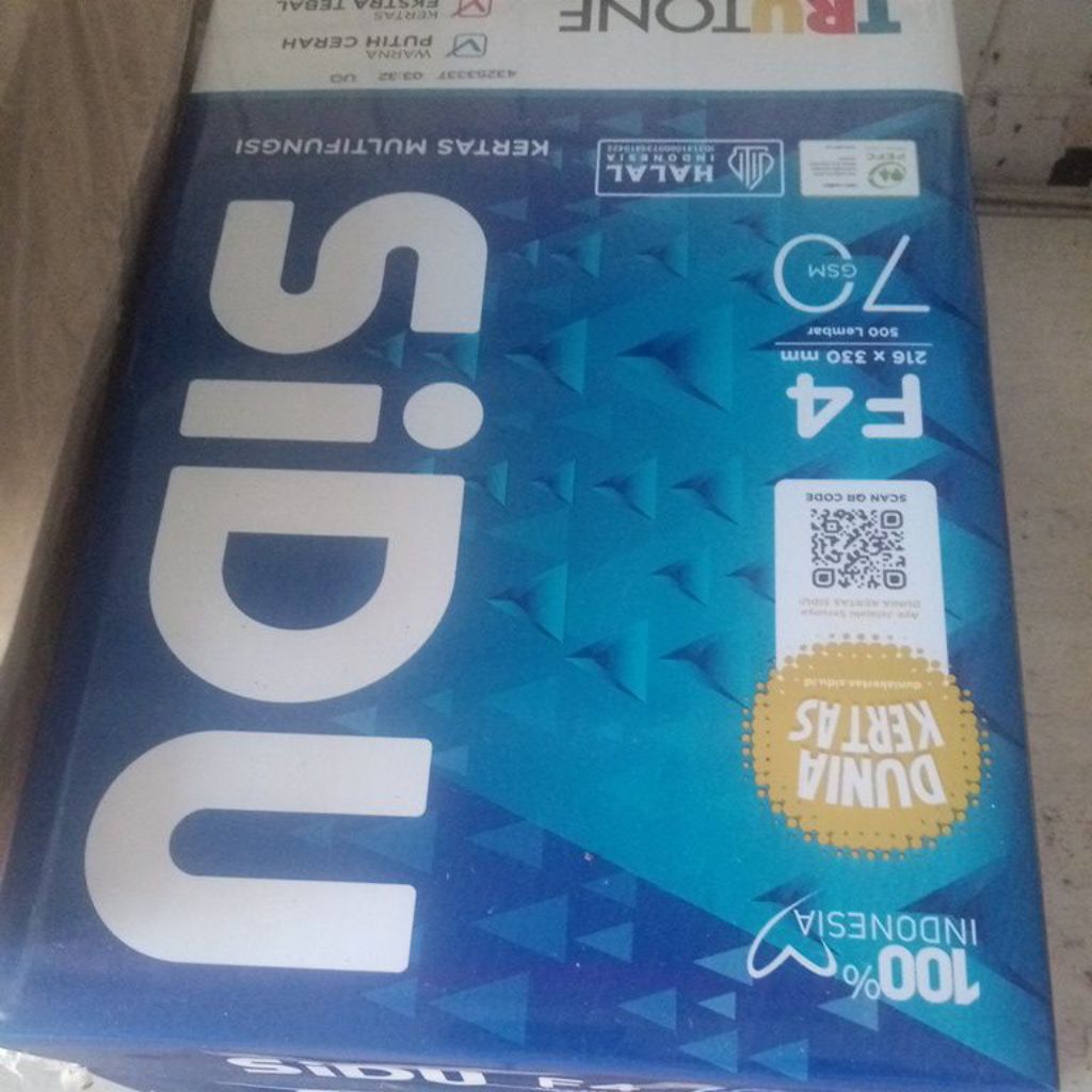 Kertas HVS A4 Sidu 70Gsm - Berkualitas, Merah, A4