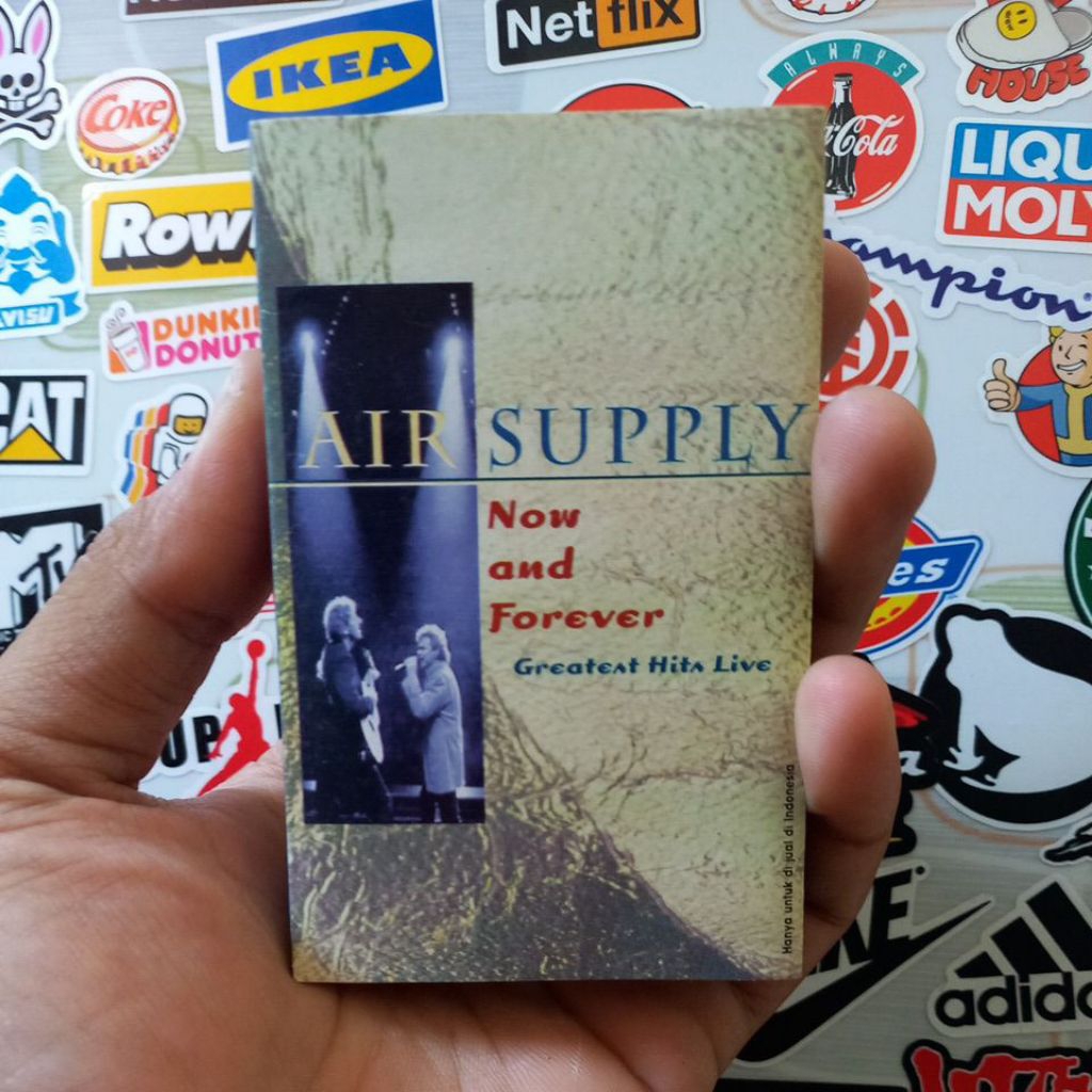 Kaset Pita Air Supply - Now And Forever / Greatest Hits Live