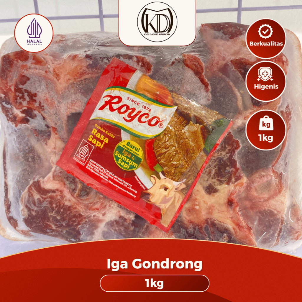 Iga Gondrong 1kg/Iga Sapi