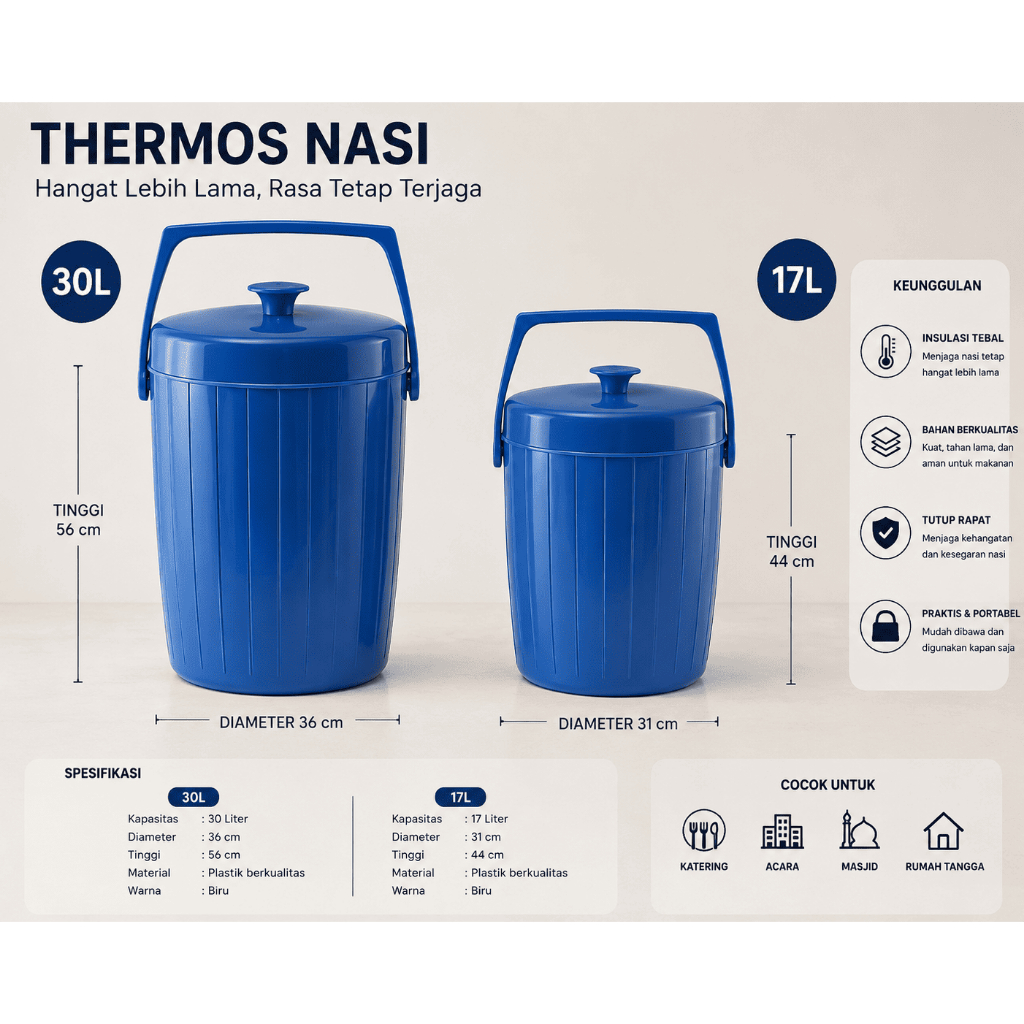 UNICARE Termos Nasi Besar Serbaguna