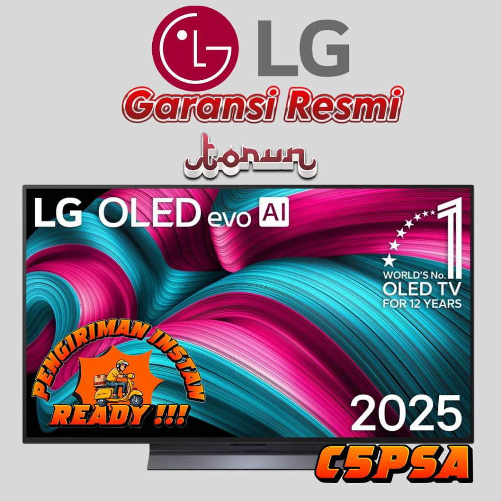 LG Smart Tv OLED 4K 48 Inch - LG TV OLED48C5PSA LG OLED TV 48 Inch Smart TV 4K alpha 9 Prosessor Gen