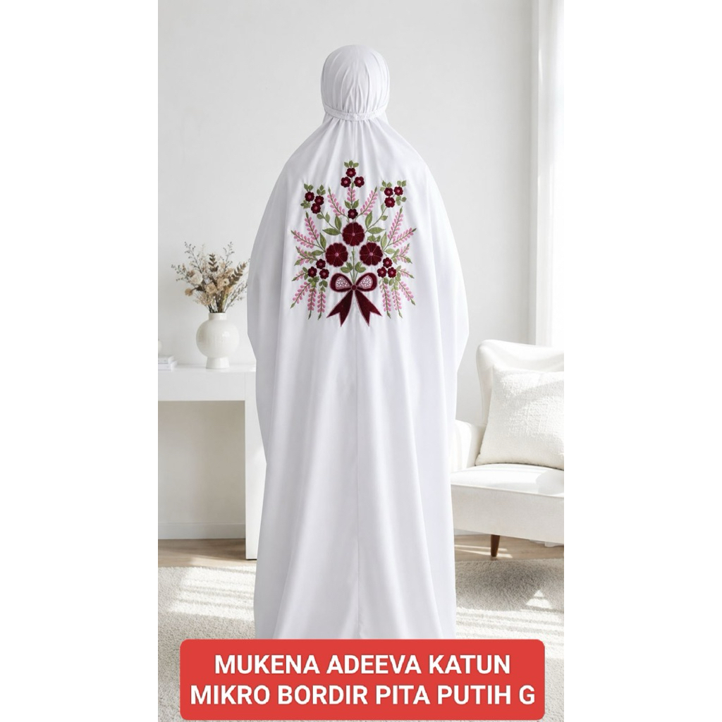 MUKENA MURAH TERUSAN ADEEVA BAHAN KATUN