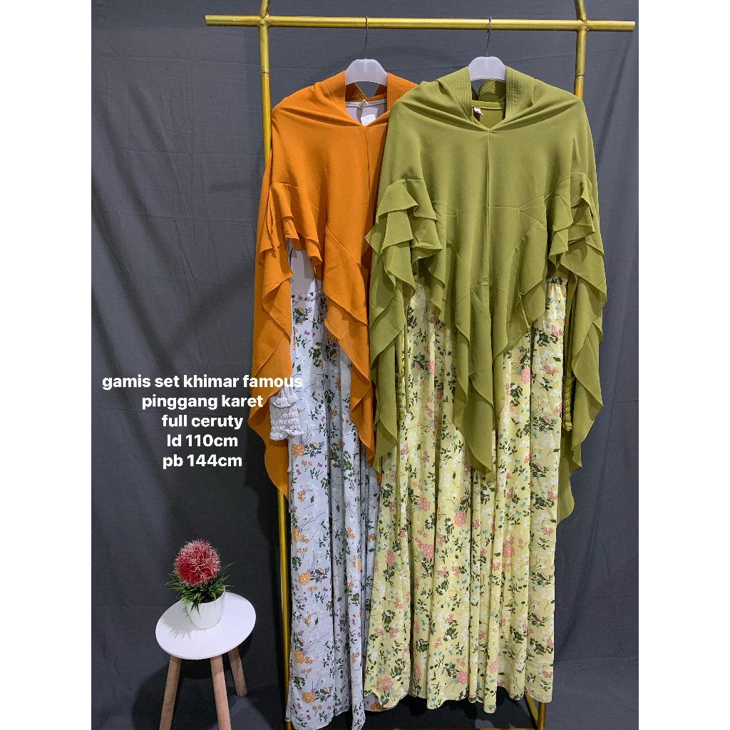 GAMIS SET KHIMAR FAMOUS