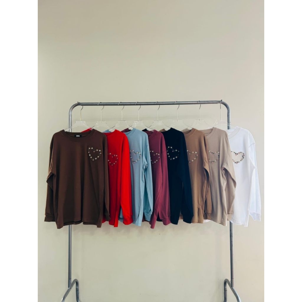 [DARA ORY]KAOS DARA BORDIR/KAOS DARA POLOS KARET/KAOS DARA