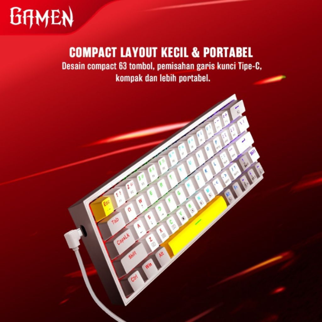 KEYBOARD MECHANICAL GAMEN TITAN V SECOND