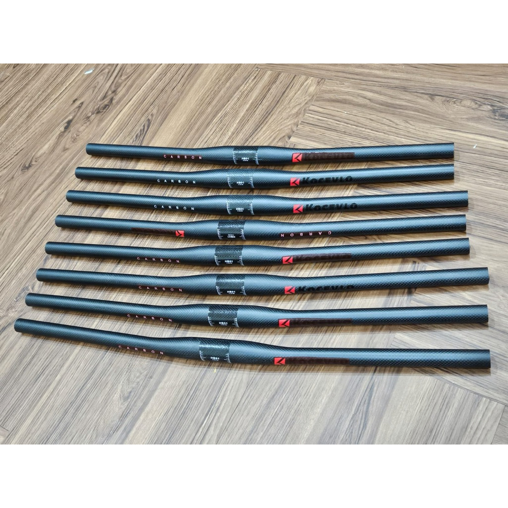 Stang MTB Sepeda Gunung KOCEVLO (Flat) Full Carbon 660/680/700/720mm