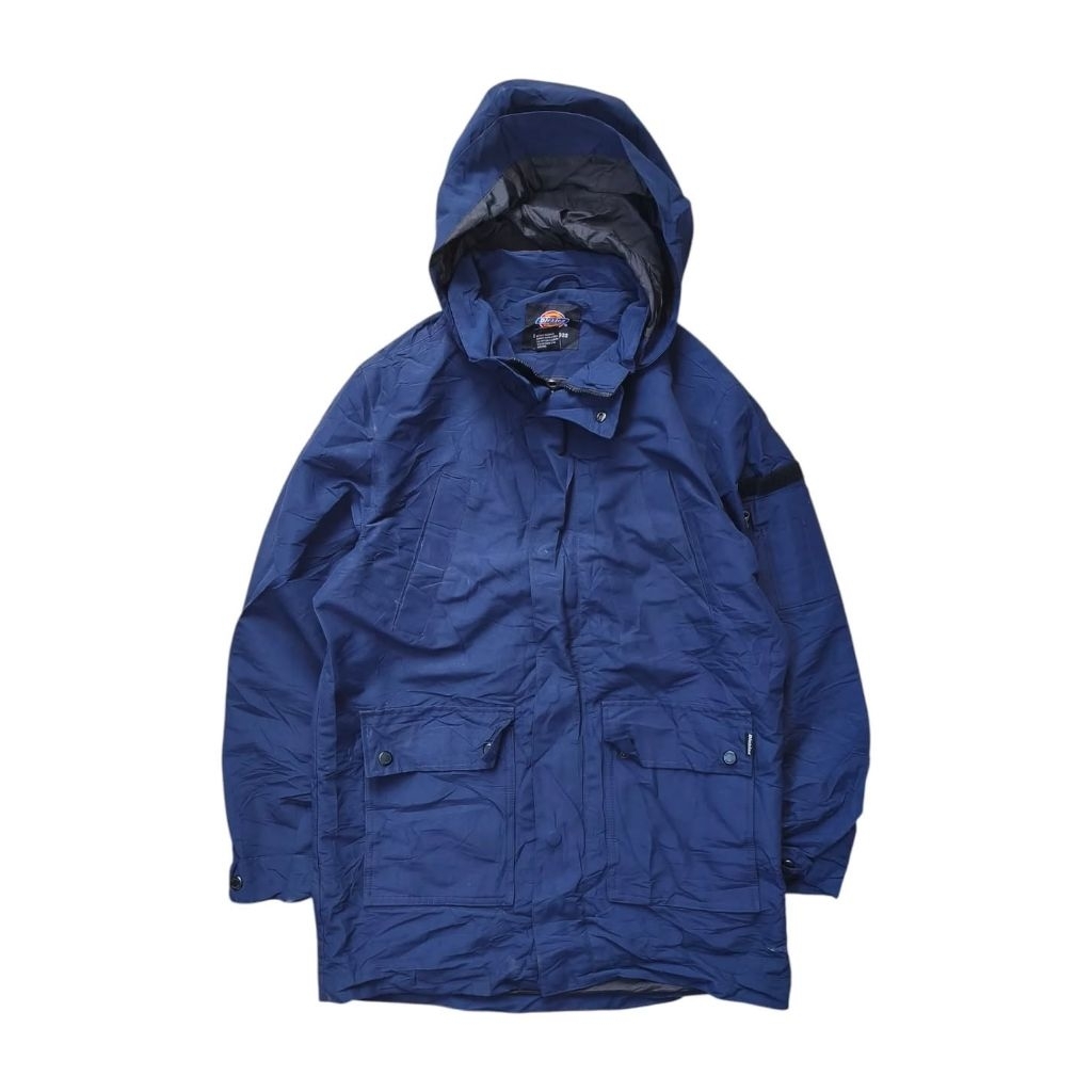 DIKIES - Jaket Outdoor Waterproof Warna Navy Size S