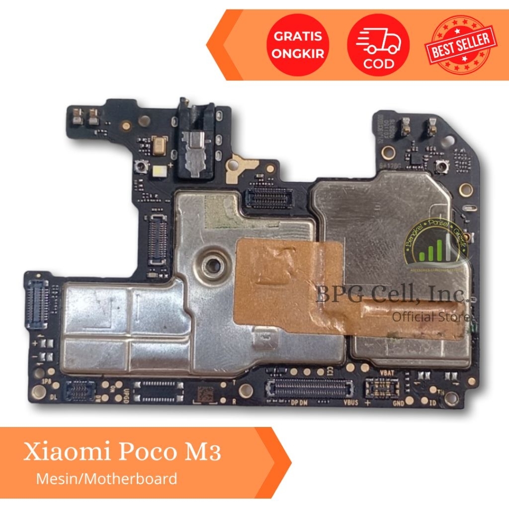 Mesin Only Xiaomi Poco M3 RAM 4GB ROM 64GB Minus