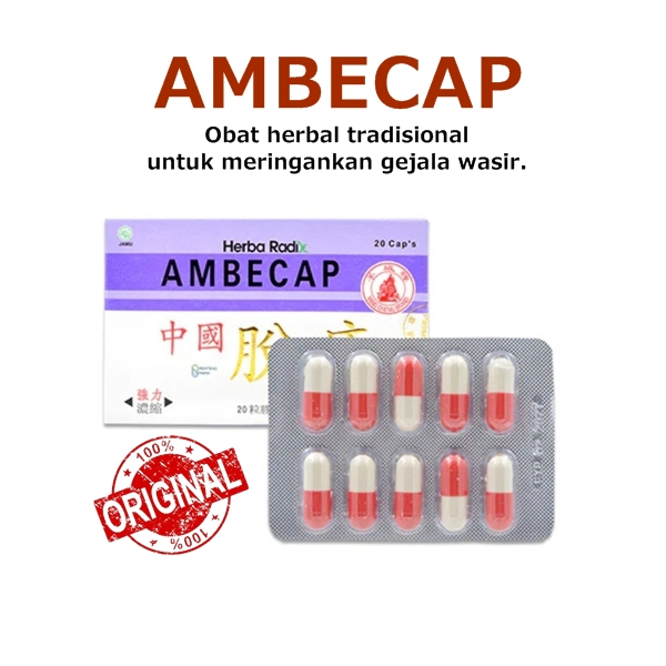 Ambecap Obat Wasir dan Ambeian Herbal Cina BPOM