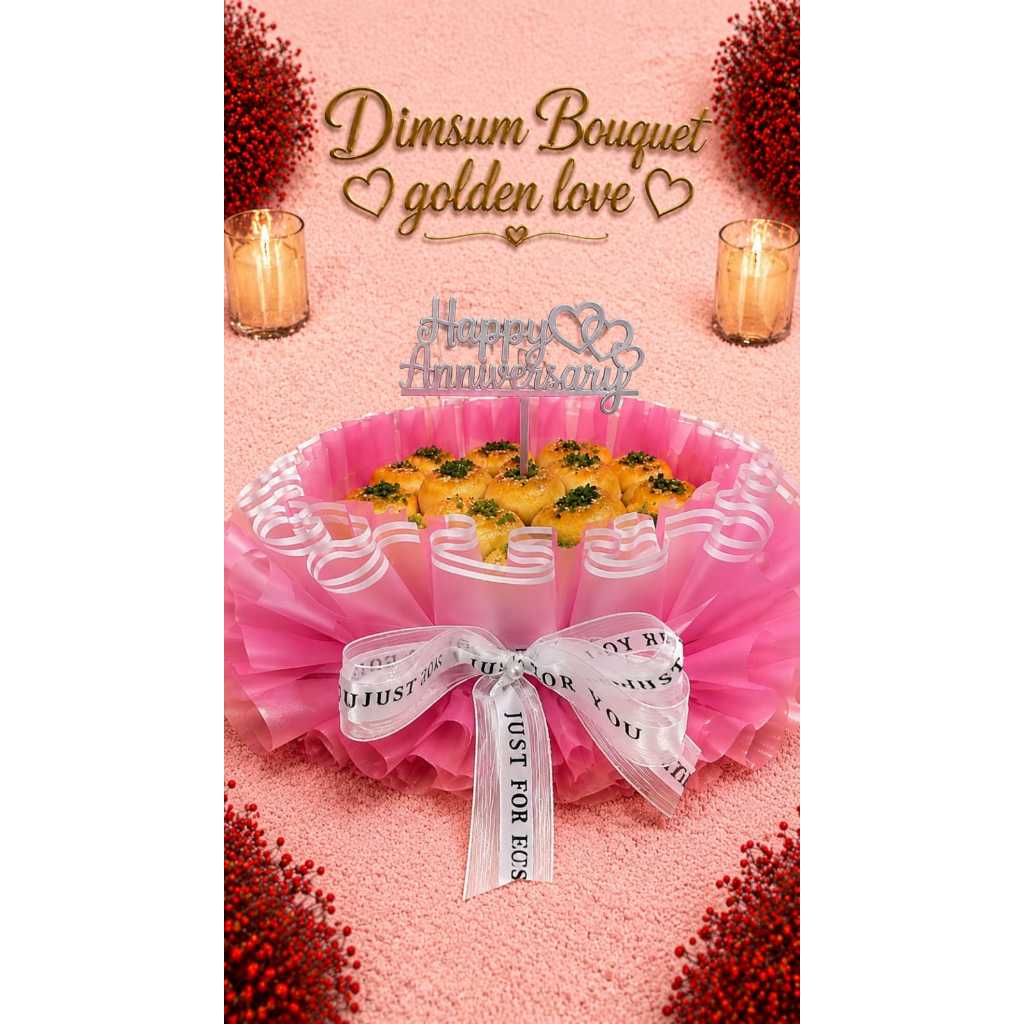 Dimsum Cake Birthday Bouquet