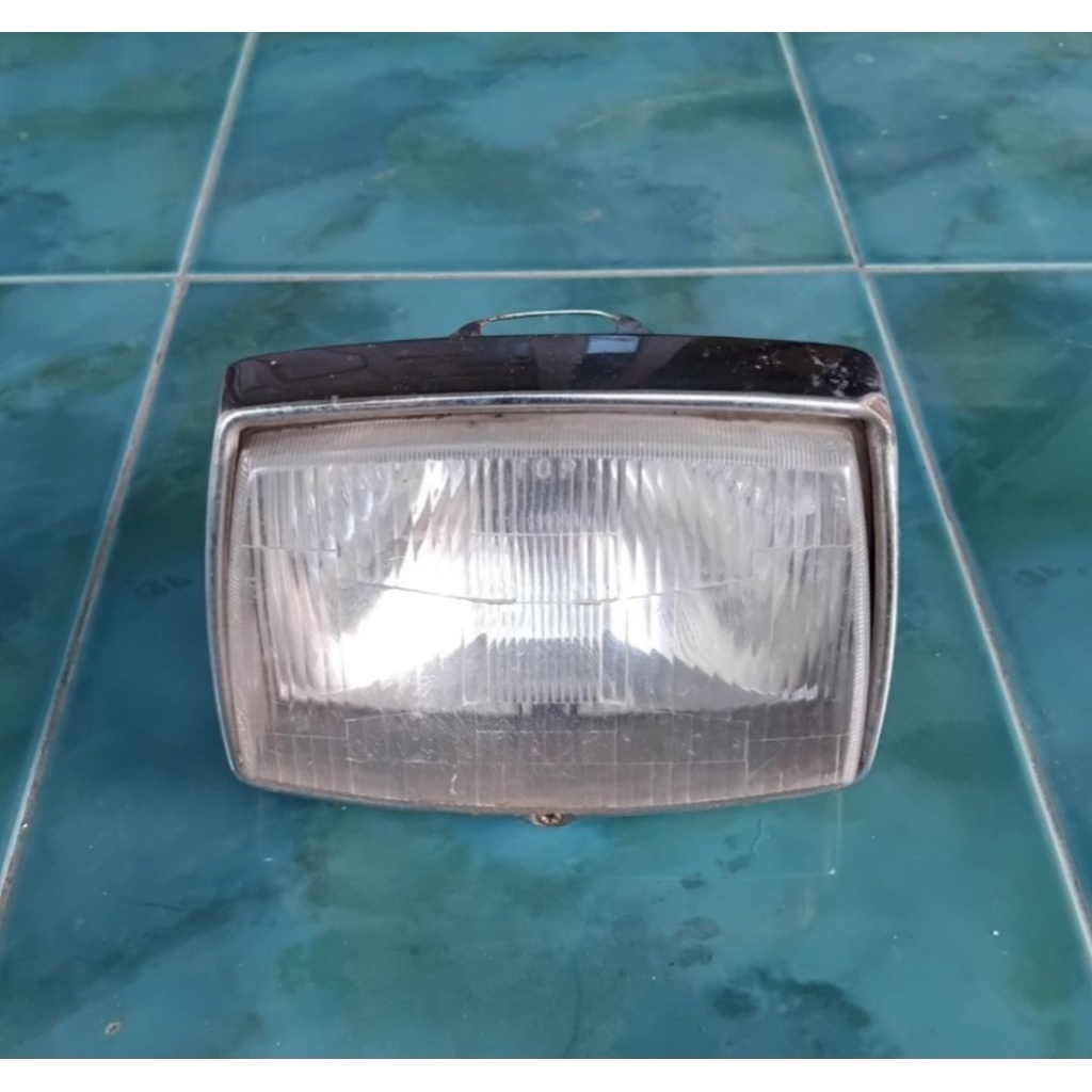 Reflektor lampu depan set ring suzuki rc 100 ring crhome set refektor lampu depan suzuki rc 100 spir