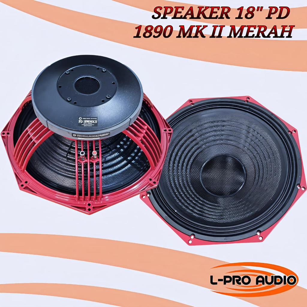 Speaker 18 Inch PD 1890 CARBON PD1890 MK II DAUN CARBON