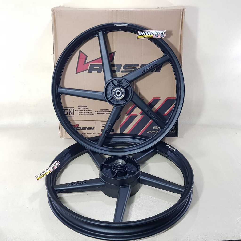Pelek Velg VRossi V Rossi Rossy ZIGEN GOOSE Shogun 125 Belakang Tromol Palang 5 P5