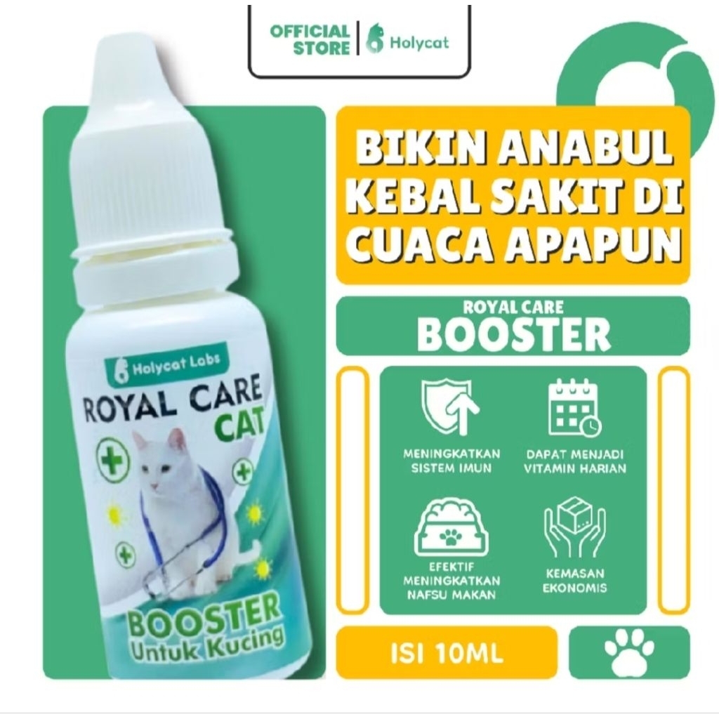 ROYAL CARE CAT (10ml) booster untuk kucing vitamin imun booster kucing