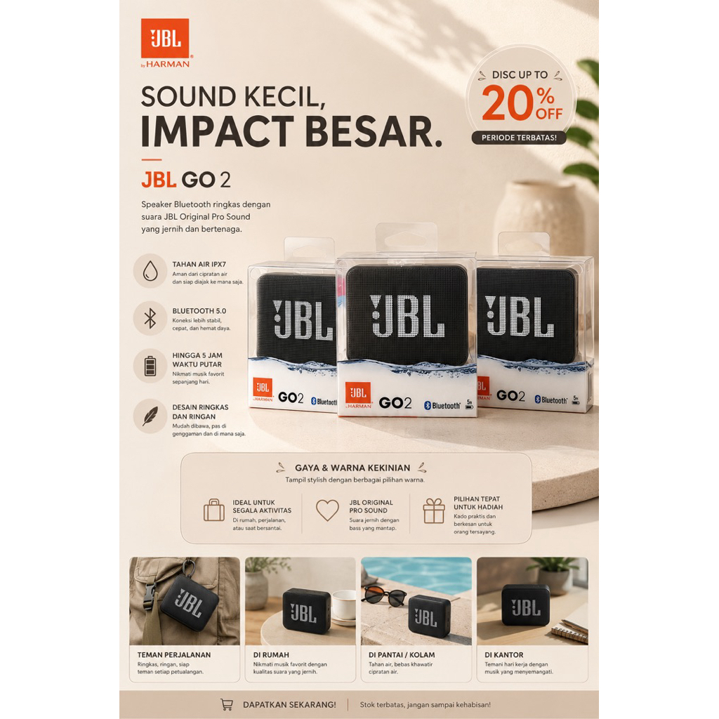 Speaker JBL GO 2
