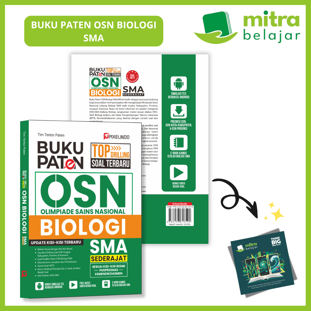 Buku Paten Olimpiade Sains Nasional Biologi SMA/MA (OSN BIOLOGI SMA)