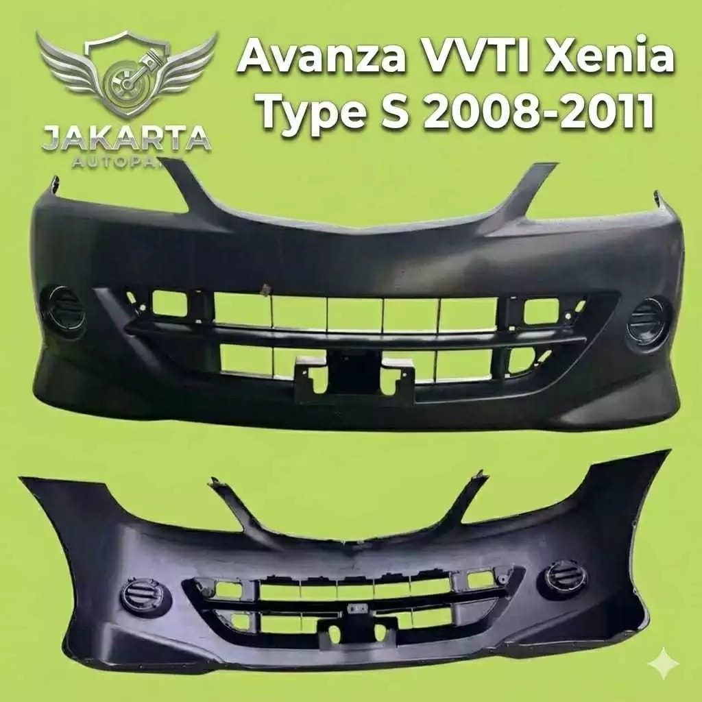 BEMPER BUMPER DEPAN AVANZA 2008 2009 2010 2011 TIPE S XENIA SPORTY BARU IMPORTED
