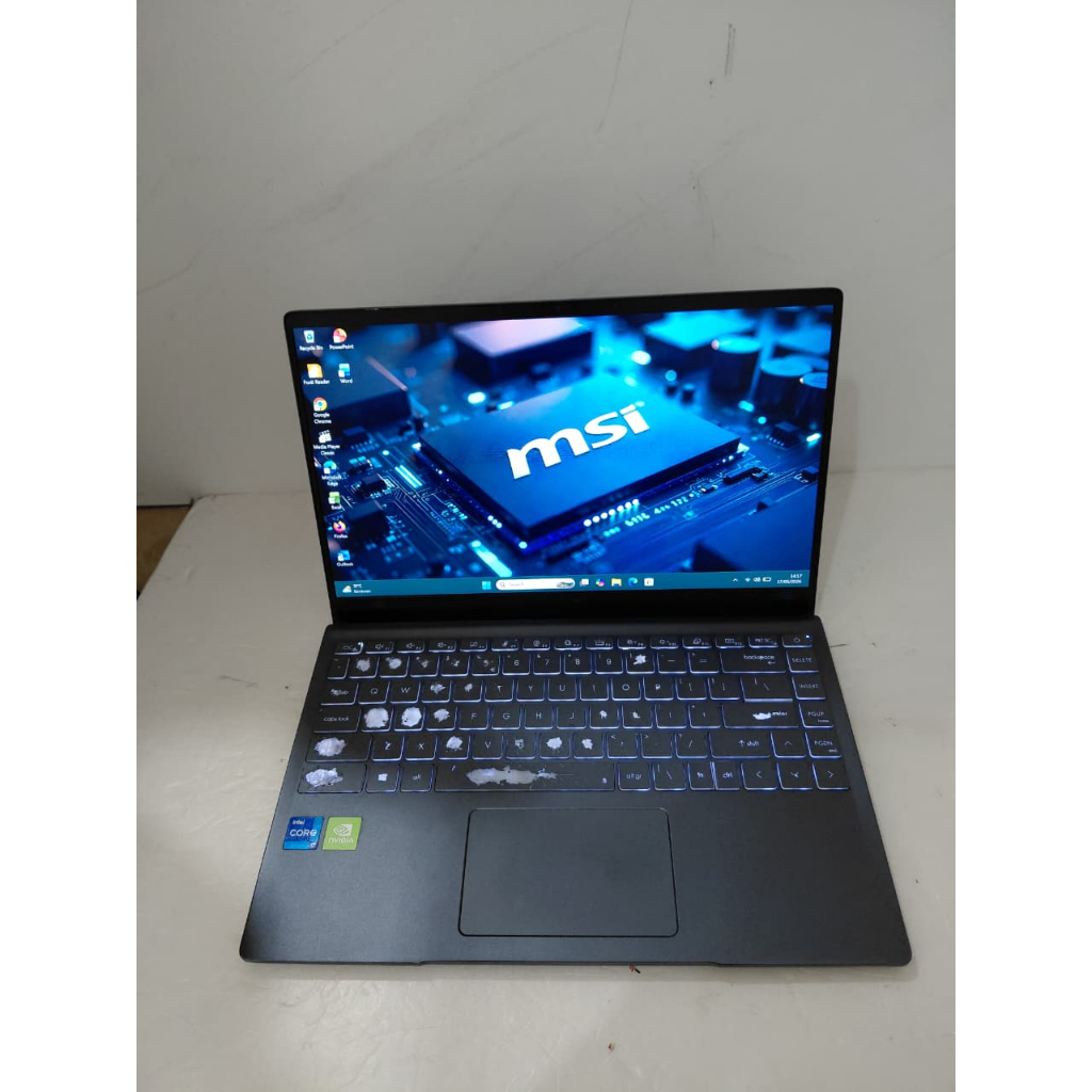 I7-1165G7 QuadCore Laptop Dual VGA Nvidia MX450 2GB USB Thunderbolt Metal Chasing MSI Modern 14 8/51