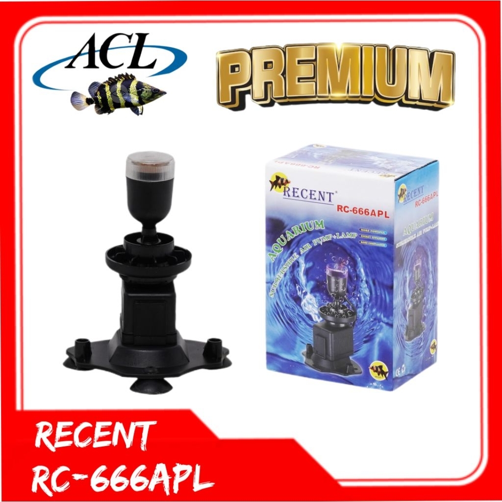 MESIN POMOA CELUP GELEMBUNG + LAMPU 2X GANTI WARNA RECENT RC-666-668 APL