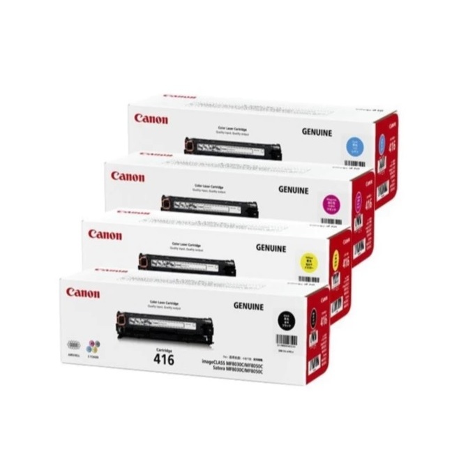 Toner Canon 416 Black & Colour Original Cartridge Printer Canon imageCLASS Series MF8010Cn MF8030Cn 