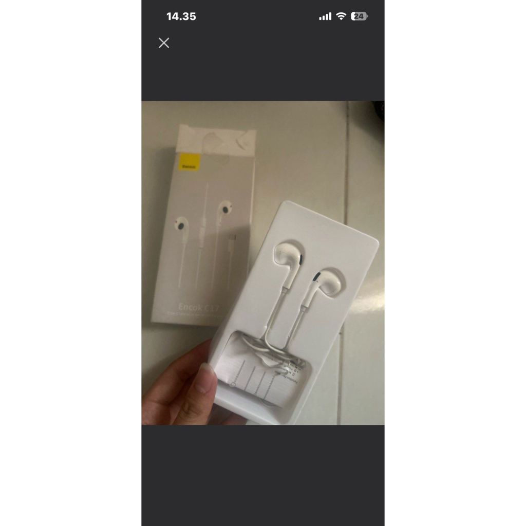preloved earphone baseus