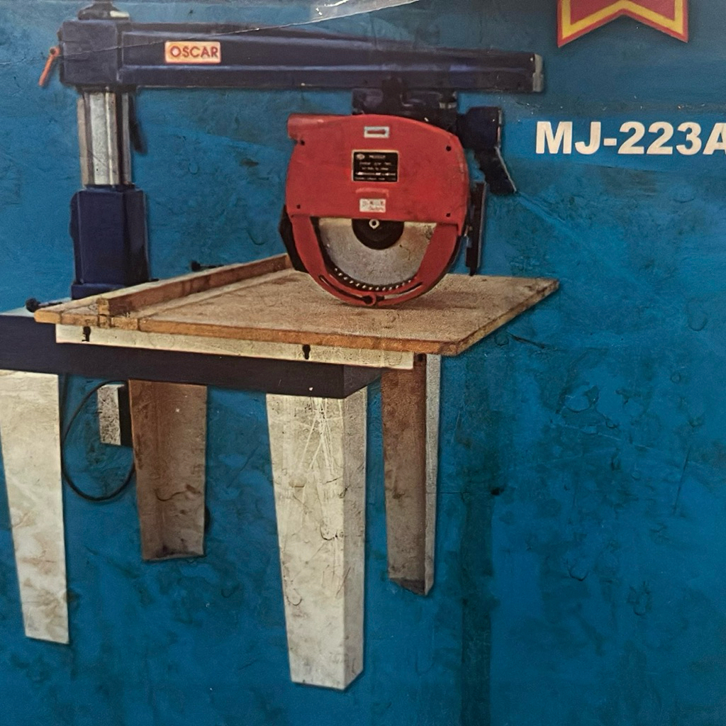 Radial Arm Saw Oscar MJ 223 Mesin Gergaji Berlengan