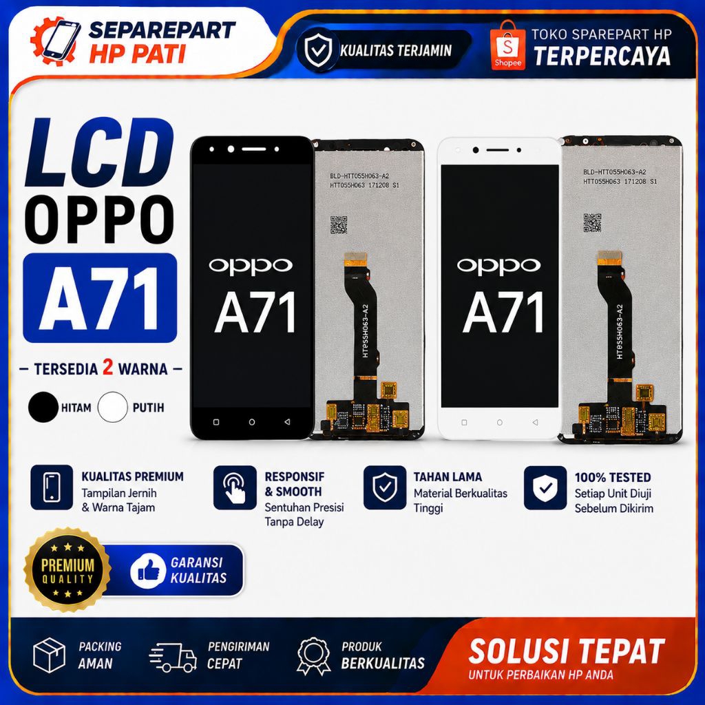 LCD TOUCHSCREEN OPPO A71 ORIGINAL FULLSET