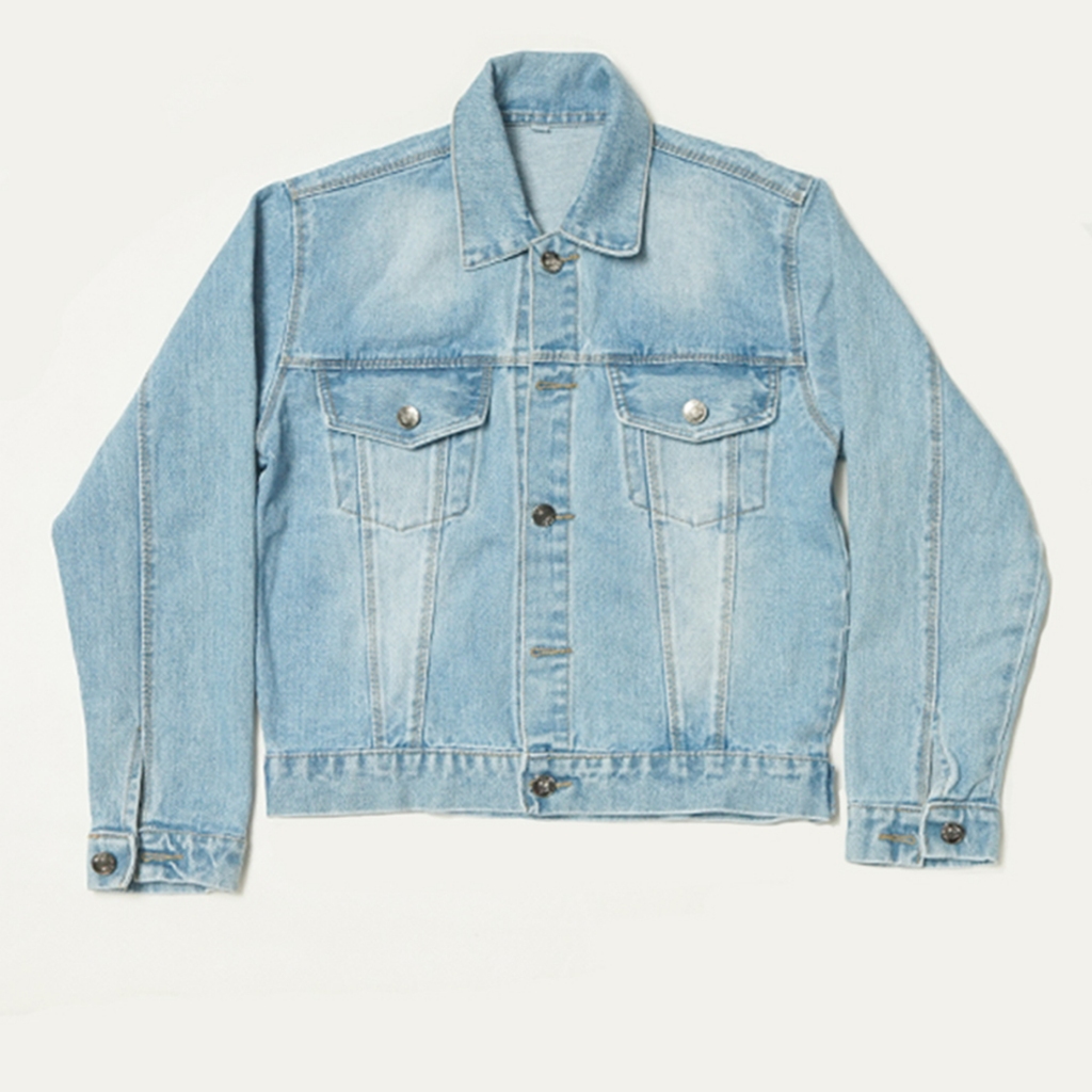 REJCET Jaket Jeans Wanita Bahan tipis Biru - ms_jeans
