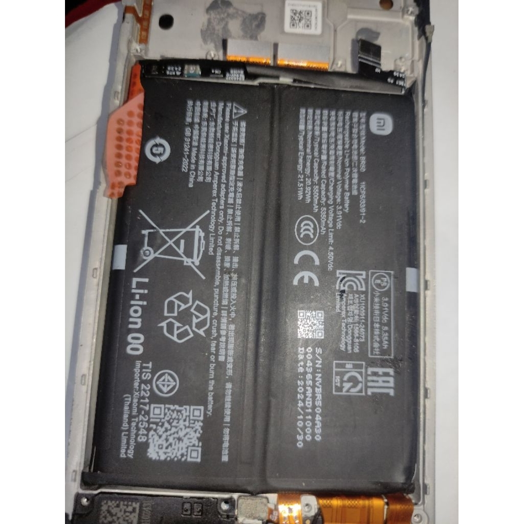 Batre Xiaomi redmi note 14 4g original