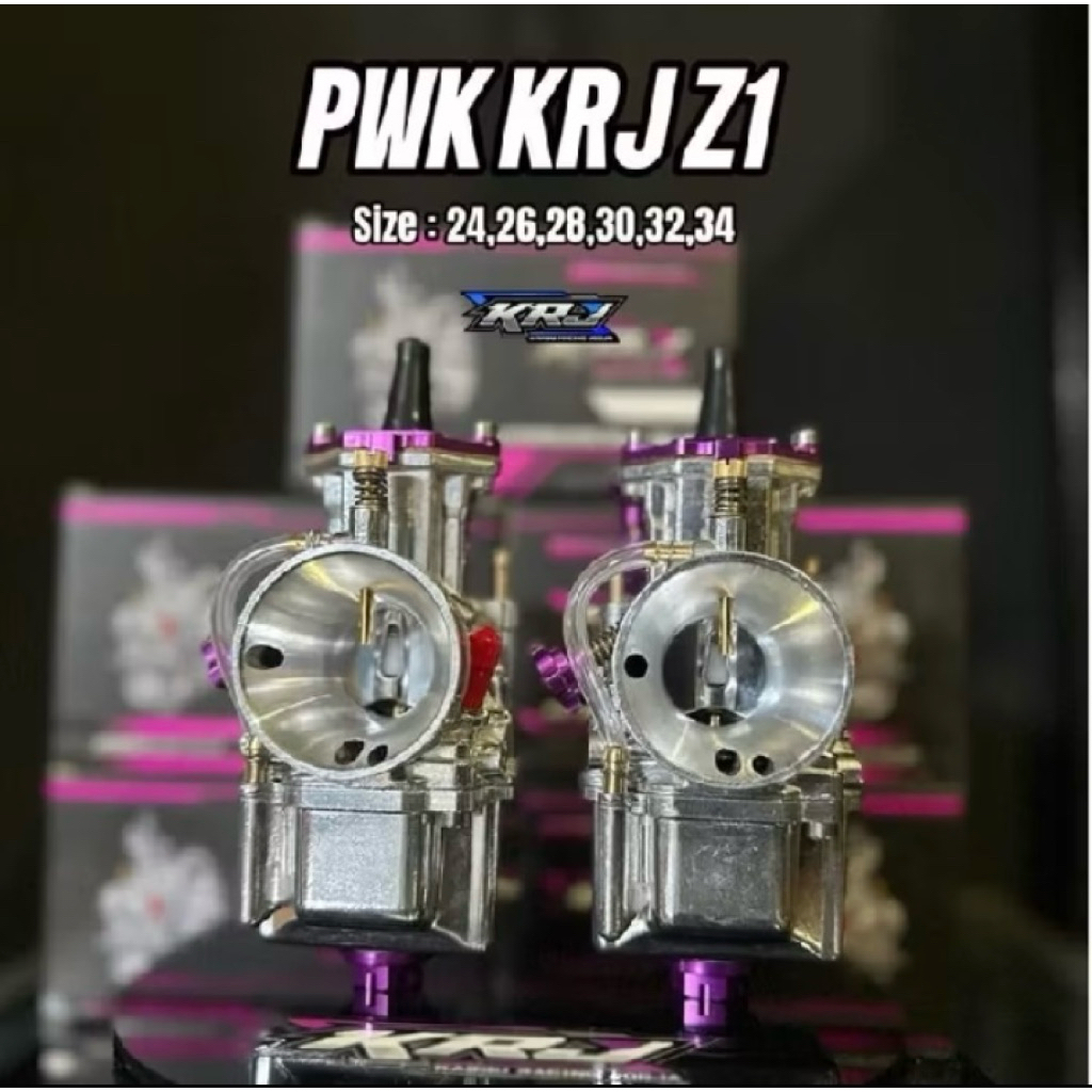 KARBURATOR PWK RACING KRJ Z1  28 30 - PWK Z1 KRJ TANPA VELO