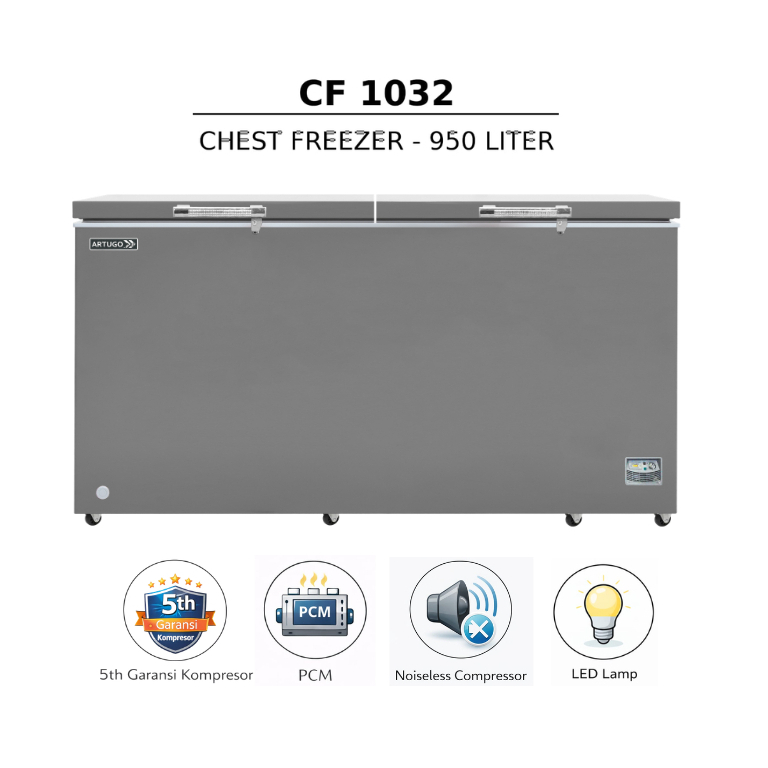 FREEZER BOX ARTUGO 950 LITER 400 WATT - CF 1032