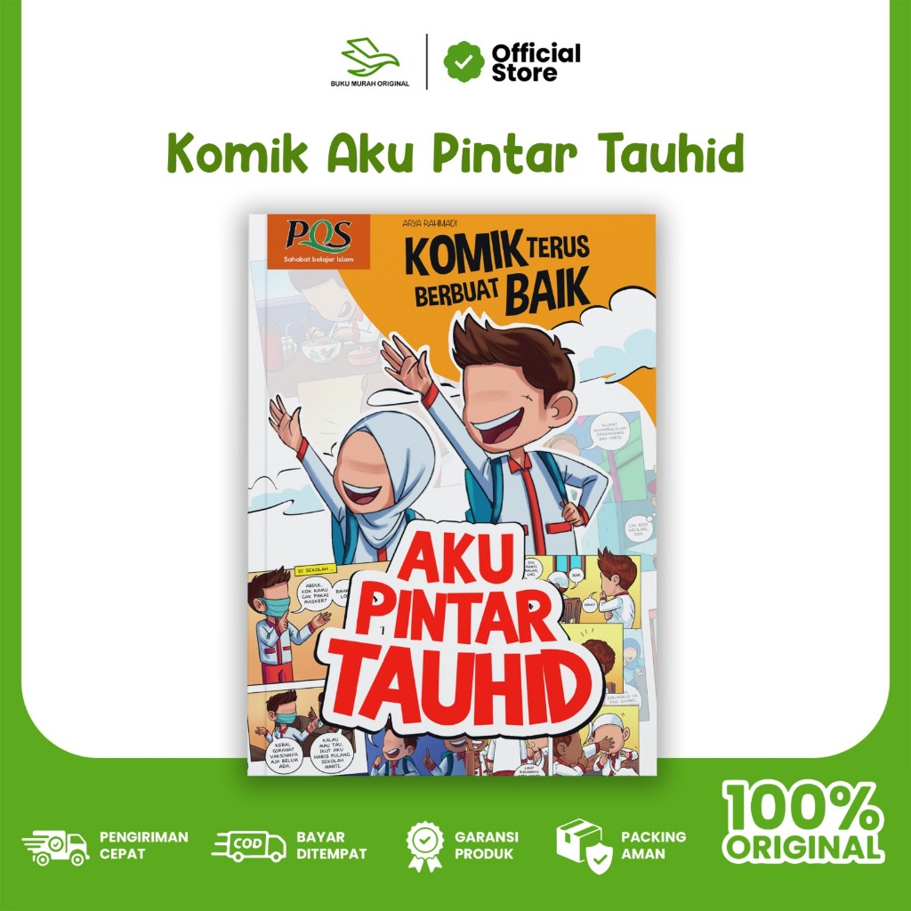 Komik Aku Pintar Tauhid - Kenalkan Tauhid kepada Anak melalui Komik Seru