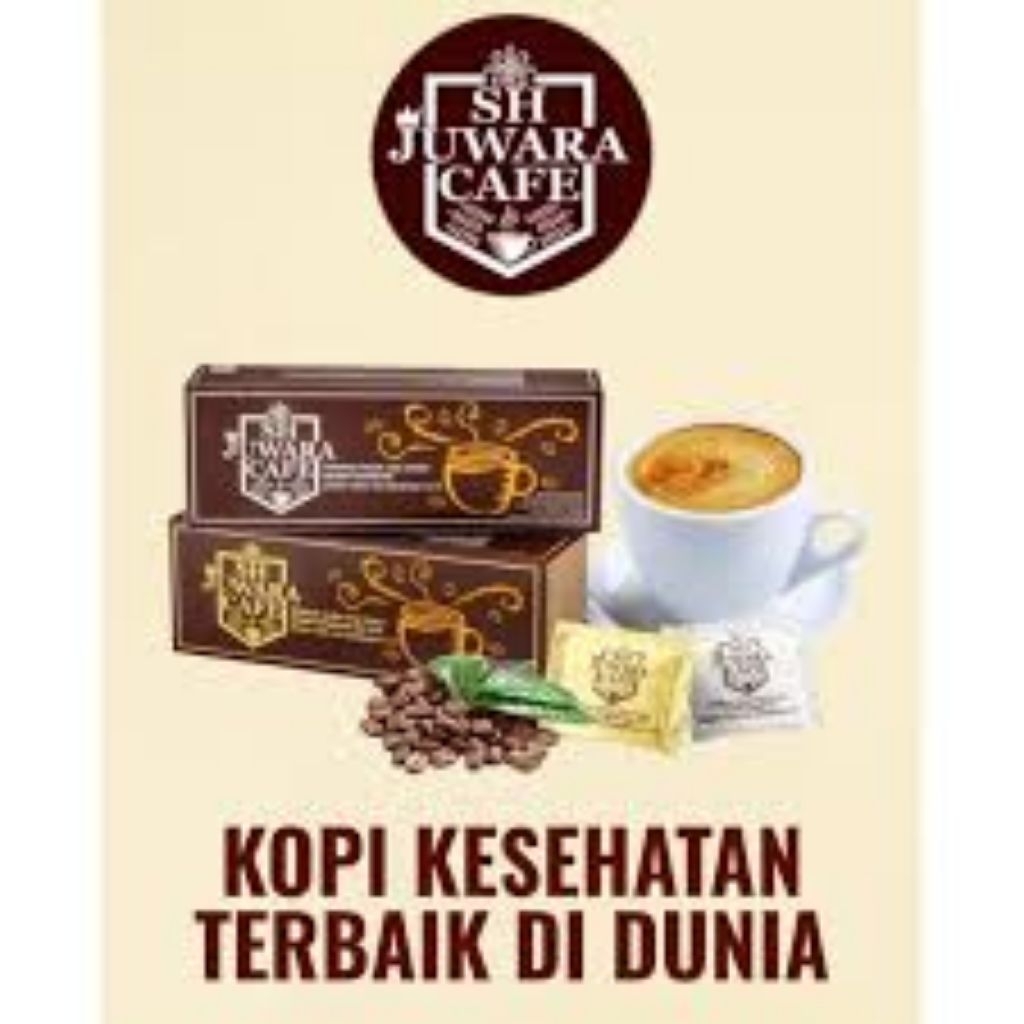 Kopi kesehatan SH Juwara Cafe mengandung Ganoderma