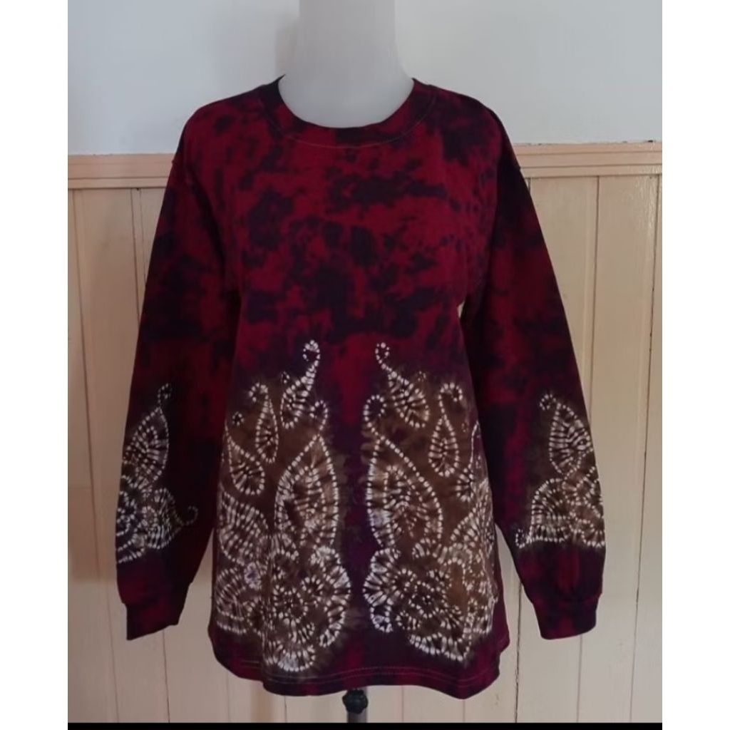 Kaos Sasirangan Banjarmasin Kalimantan Kalsel Kalteng Kaus Katun Batik Jumputan Wanita Pria Baju Ata