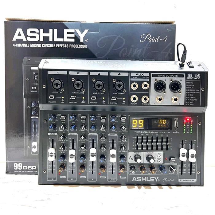 Mixer ASHLEY POINT 4 / POINT4 4 CHANNEL ORIGINAL ASHLEY USB RECORDING