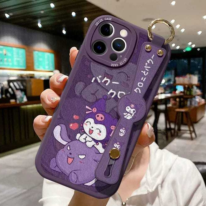 SOFTCASE IP TYPE 11 PROMAX CASE LUCU DENGAN GAMBAR KARTUN KUROMI BERWARNA UNGU MURAH