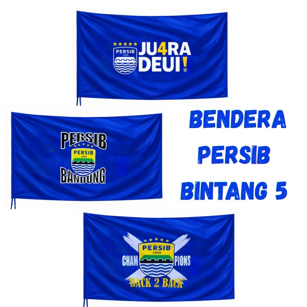 Bendera Persib Bintang 5 Bendera persib Bandung/Persib