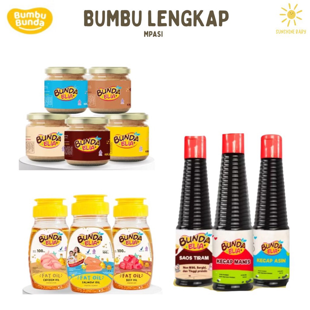 BUMBU BUNDA - KALDU KECAP FAT OIL MPASI - ANEKA BUMBU MPASI - by ELIA
