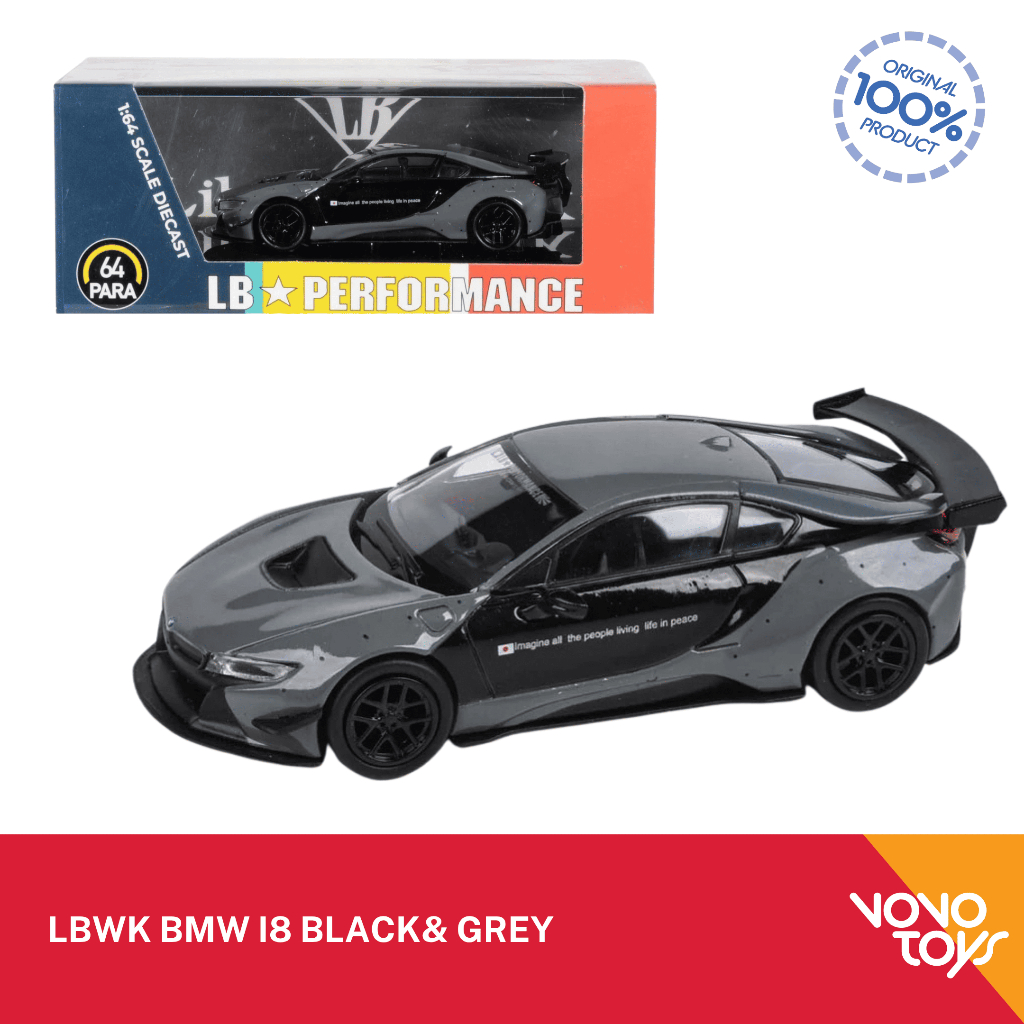 Para 1/64 LBWK BMW I8 Black & Grey