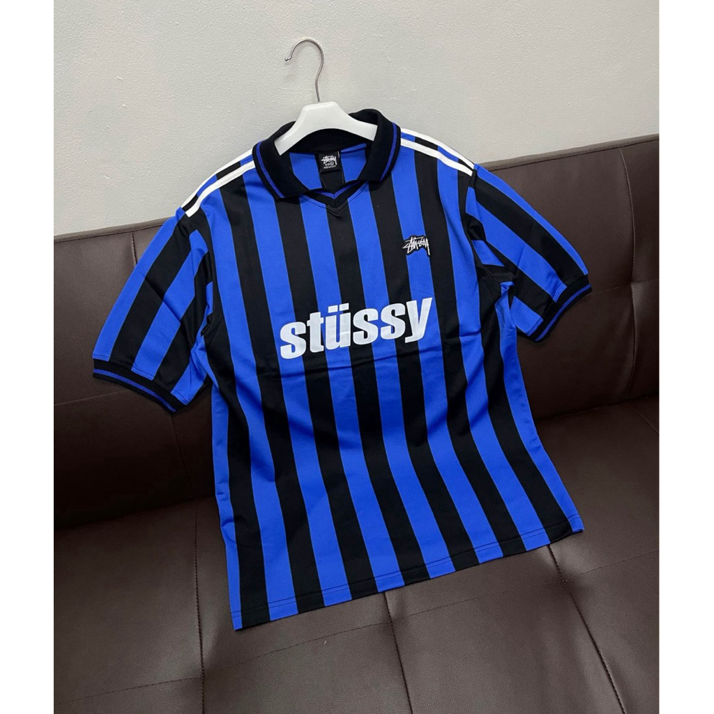 Jersey Stussy Biru hitam