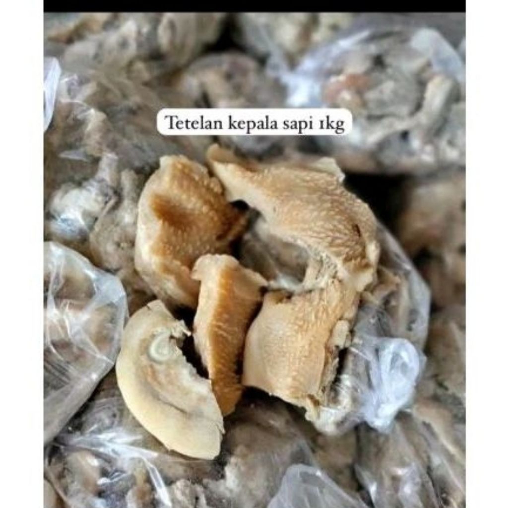 ( READY ) Tetelan Kepala Sapi Segar Premium 1kg