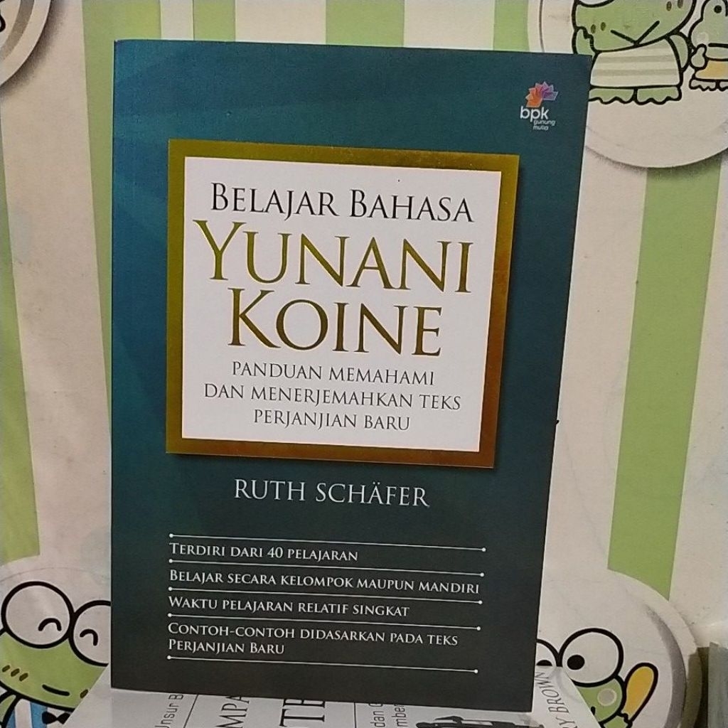 BELAJAR BAHASA YUNANI KOINE.