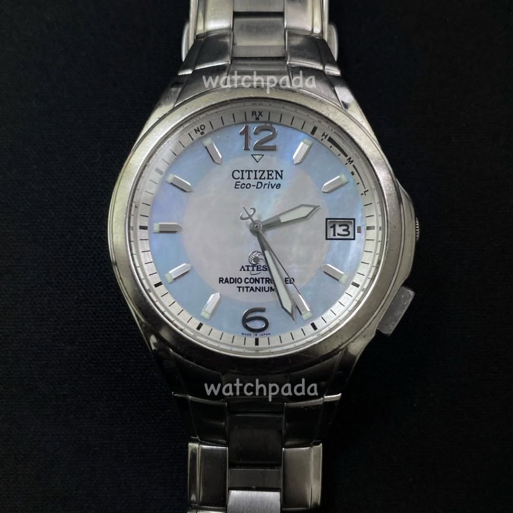Citizen Eco Drive Attesa Titanium RC Sapphire